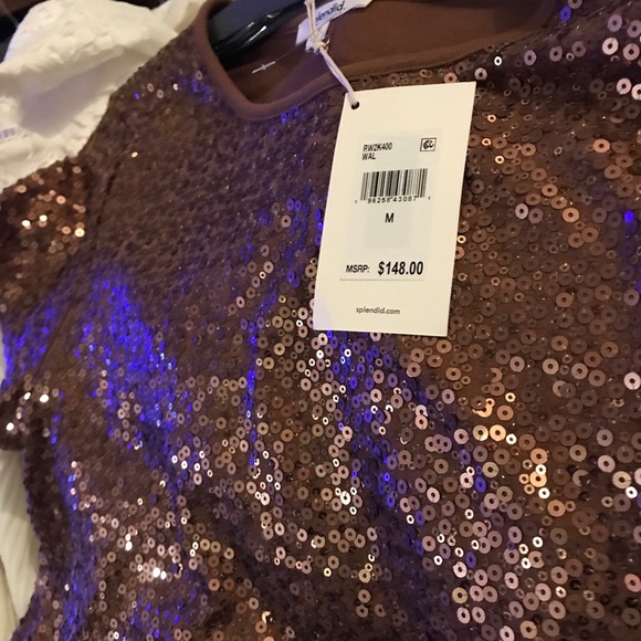 Splendid collection Beaded Blouse Brand new with tags MSRP pricing $148.00 - Picture 4 of 7